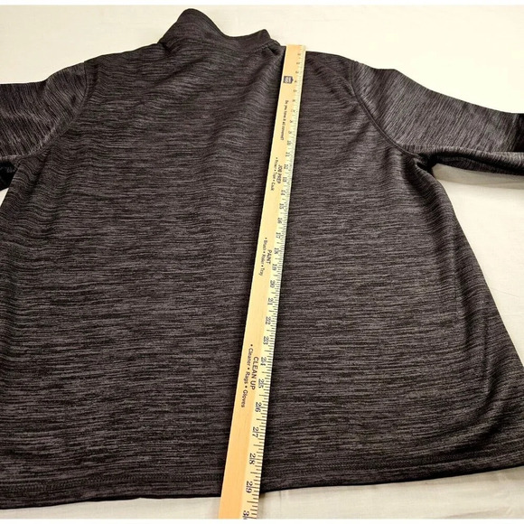 Eddie Bauer Pullover Men XL Charcoal Gray 1/4 Zip Active Performance Run Hike - Picture 7 of 12